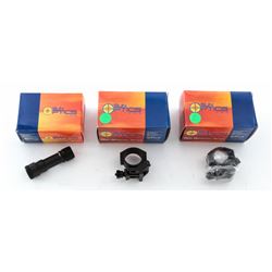 Lot of 3 Sun Optics Mounts