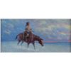 Image 2 : Lone Wolf, oil on canvas