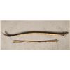 Image 1 : Shoshone Wood Bow With 4 Stone-tipped Arrows