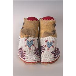 Southern Plains Moccasins, 10" long