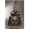 Image 8 : Keyston Bros. (San Francisco, CA) Tooled Black Saddle, Silver and Gold Mounted