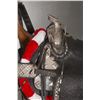 Image 7 : Edward H. Bohlin Sterling Silver Mounted  Saddle, Bridle and Martingale
