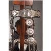 Image 15 : Edward H. Bohlin Sterling Silver Mounted Tooled Black Parade Saddle