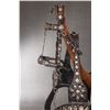 Image 3 : Edward H. Bohlin Sterling Silver Mounted Tooled Black Parade Saddle