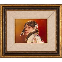 Donald Crowley, oil on board