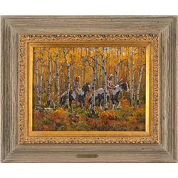 Ron Stewart, oil on board