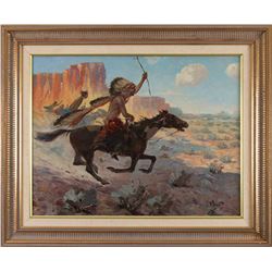 Herbert Herget, oil on canvas