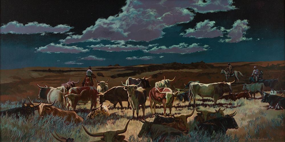 James Ralph Johnson, oil on board