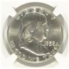 Image 2 : 1958-D FRANKLIN HALF DOLLAR, NGC MS-64 FBL