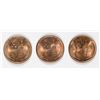 Image 2 : 3 - 1909 VDB LINCOLN CENTS, UNC