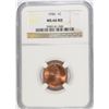 Image 1 : 1946 LINCOLN CENT, NGC MS-66 RED