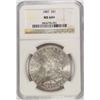 Image 1 : 1887 MORGAN DOLLAR NGC MS-64+