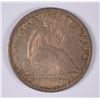 Image 1 : 1865-S SEATED HALF DOLLAR AU-53 (TOUGH DATE)
