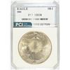 Image 1 : 1986 AMERICAN SILVER EAGLE, PCI MS-70! PERFECT RARE!