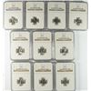 Image 1 : LOT OF ( 10 ) 1955-S ROOSEVELT DIMES, NGC  MS-66
