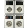 Image 2 : LOT OF ( 4 ) FRANKLIN HALF DOLLARS, NGC MS-64: ( 1 ) 1958-D & ( 3 ) 1960