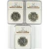 Image 1 : LOT OF ( 3 ) 1959 FRANKLIN HALF DOLLARS, NGC PROOF-66