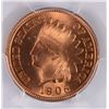 Image 2 : 1906 INDIAN HEAD CENT PCGS MS-66 RED! CAC BLAZING RED, RARE!!