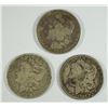 Image 1 : 3 - MORGAN SILVER DOLLARS - 1878 - 1883 - 1904-S