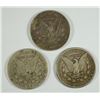 Image 2 : 3 - MORGAN SILVER DOLLARS - 1878 - 1883 - 1904-S