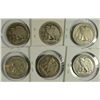 Image 2 : 6 - WALKING LIBERTY HALF DOLLARS - 1918S, 1920D, 1934, 1934D, 1941D, 1937S