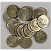 Image 1 : 20 - 1966 KENNEDY HALF DOLLARS - AVG CIRC - 40% SILVER
