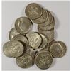 Image 1 : 20 - 1967 KENNEDY HALF DOLLARS - AVG CIRC - 40% SILVER
