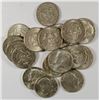Image 1 : 20 - 1967 KENNEDY HALF DOLLARS - AVG CIRC - 40% SILVER