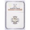 Image 1 : 1945 MERCURY DIME NGC MS-65