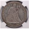 Image 2 : 1872 SEATED DOLLAR NGC AU-50