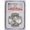 Image 1 : 1923-D PEACE DOLLAR NGC MS-63