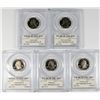 Image 2 : SET OF 1999-S PROOF STATEHOOD QUARTER'S PCGS PR-69 DCAM