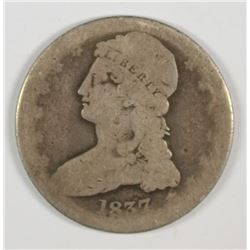 1837 BUST HALF DOLLAR AG
