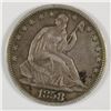 Image 1 : 1858 SEATED HALF DOLLAR VF-30