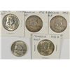 Image 1 : (5) 1952-D FRANKLIN HALF DOLLAR'S