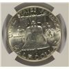 Image 3 : 1954 FRANKLIN HALF DOLLAR NGC MS-62