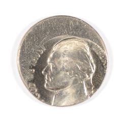 RARE MINT ERROR: OFF CENTER STRUCK JEFFERSON NICKEL, NO DATE