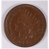 Image 1 : 1886 INDIAN CENT XF/AU