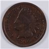 Image 1 : 1909-S INDIAN ONE CENT VG-FINE KEY!