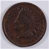 Image 1 : 1909-S INDIAN ONE CENT VG-FINE KEY!