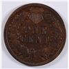 Image 2 : 1909-S INDIAN ONE CENT VG-FINE KEY!