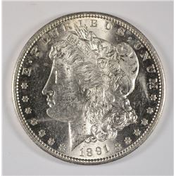 1891-S MORGAN DOLLAR CH BU