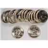 Image 1 : ROLL OF GEM BU 1959 AND 1959-D FRANKLIN HALF DOLLARS