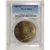 Image 1 : 1883-O MORGAN DOLLAR PCGS MS-63 (AMAZING TONING)