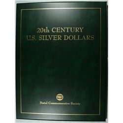 20th CENTURY SILVER DOLLAR COLLECTION,  1921, 1923, 90% 1971 AND 76 40% 2002 ASE