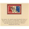 Image 24 : HISTORIC LIBERTY COIN SET: POSTAL COMMEM. SOCIETY, STAMPS AND COINS AS PICTURED