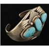 Image 2 : Traditional Native American Turquoise Cuff