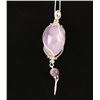 Image 1 : Large Stunning Amethyst Pendant in Sterling