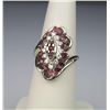 Image 2 : Vibrant FINE Quality Red Ruby & Diamond Ring.