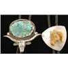 Image 2 : Pair of Sterling Silver Native American Bolo Ties.